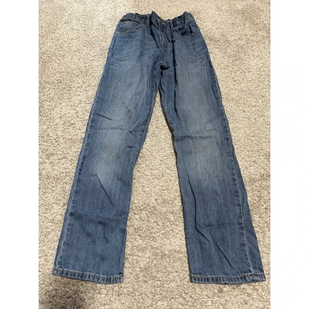 Lot of 2 Youth Boy's Lucky Brand & The Children's Place Blue Denim Jeans Size 10
